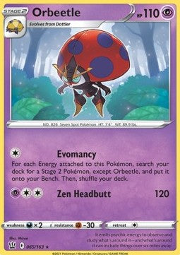 Orbeetle - Battle Styles (Holo Rare) [BST-65]