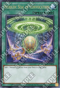 Hieratic Seal of Convocation - Ghosts From the Past (Ultra Rare) [GFTP-054]