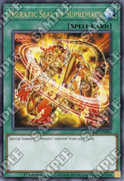 Hieratic Seal of Supremacy - Ghosts From the Past (Ultra Rare) [GFTP-055]