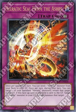 Hieratic Seal From the Ashes - Ghosts From the Past (Ultra Rare) [GFTP-058]