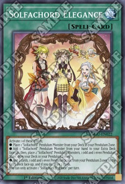 Solfachord Elegance - Ancient Guardians (Super Rare) [ANGU-022]