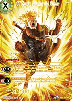 SS Trunks, Altering the Future (V.2 - Special Rare) - Supreme Rivalry (Special Rare) [BT13-093]