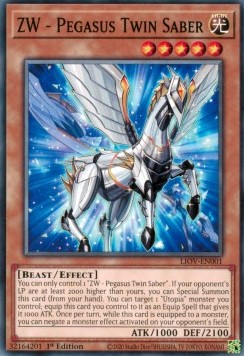 ZW - Pegasus Twin Saber - Lightning Overdrive (Common) [LIOV-001]