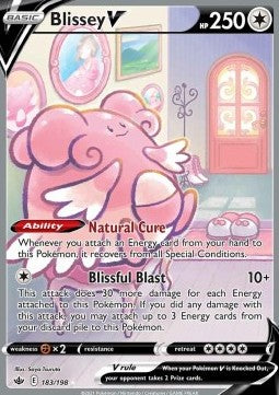 Blissey V - Chilling Reign (Ultra Rare) [CRE-183]