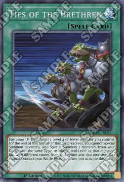 Ties of the Brethren - King's Court (Rare) [KICO-053]