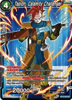 Tapion, Calamity Challenger (V.1 - Super Rare) - Cross Spirits (Super Rare) [BT14-050]