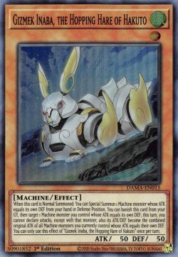 Gizmek Inaba, the Hopping Hare of Hakuto - Dawn of Majesty (Super Rare) [DAMA-015]