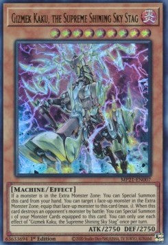 Gizmek Kaku, the Supreme Shining Sky Stag - 2021 Tin of Ancient Battles (Ultra Rare) [MP21-007]