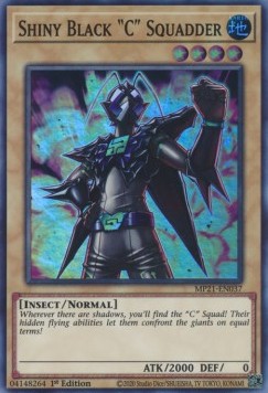 Shiny Black "C" Squadder - 2021 Tin of Ancient Battles (Super Rare) [MP21-037]