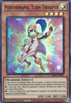 Performapal Turn Trooper - 2021 Tin of Ancient Battles (Super Rare) [MP21-091]