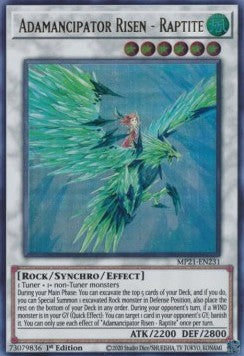 Adamancipator Risen - Raptite - 2021 Tin of Ancient Battles (Ultra Rare) [MP21-231]