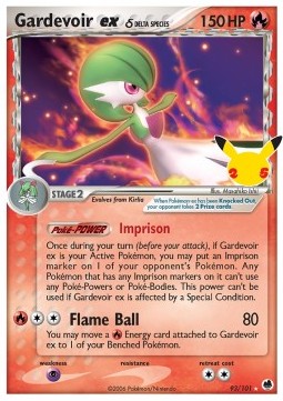 Gardevoir ex δ Delta Species - Celebrations (Ultra Rare) [CEL-DF 93]