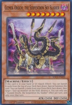 Gizmek Orochi, the Serpentron Sky Slasher - Structure Deck: Cyber Strike (Common) [SDCS-020]