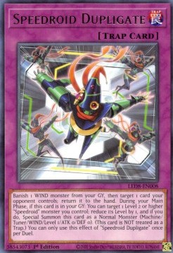 Speedroid Dupligate - Legendary Duelists: Synchro Storm (Rare) [LED8-008]