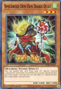 Speedroid Den-Den Daiko Duke - Legendary Duelists: Synchro Storm (Common) [LED8-013]