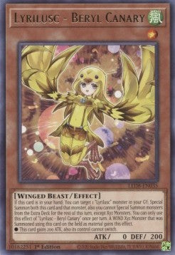 Lyrilusc - Beryl Canary - Legendary Duelists: Synchro Storm (Rare) [LED8-035]