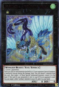 Lyrilusc - Ensemblue Robin - Legendary Duelists: Synchro Storm (Ultra Rare) [LED8-037]