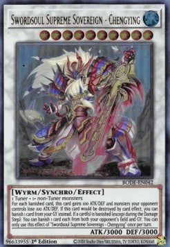 Swordsoul Supreme Sovereign - Chengying - Burst of Destiny (Ultra Rare) [BODE-042]