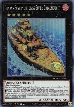 Gunkan Suship Uni-class Super-Dreadnought - Burst of Destiny (Super Rare) [BODE-048]