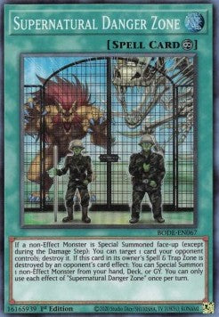 Supernatural Danger Zone - Burst of Destiny (Super Rare) [BODE-067]