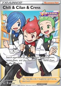 Chili & Cilan & Cress - Fusion Strike (Ultra Rare) [FST-258]