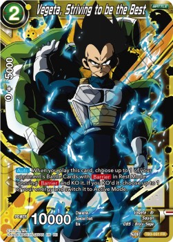 Vegeta, Striving to be the Best (V.1 - Feature Rare) - Mythic Booster (Feature Rare) [MB01-TB3-051]