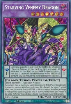 Starving Venemy Dragon - Brothers of Legend (Secret Rare) [BROL-034]
