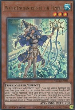 Water Enchantress of the Temple (V.1 - Ultra Rare) - The Grand Creators (Ultra Rare) [GRCR-026]