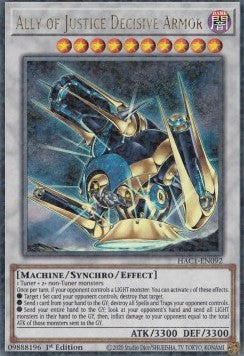 Ally of Justice Decisive Armor - Hidden Arsenal: Chapter 1 (Ultra Parallel Rare) [HAC1-092]