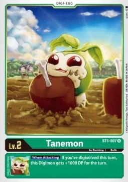 Tanemon (BT1-007) - Release Special Booster v1.0 (Rare) [SR1.0-BT1-007]