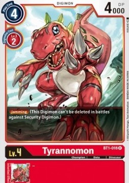 Tyrannomon (BT1-016) - Release Special Booster v1.0 (Rare) [SR1.0-BT1-016]