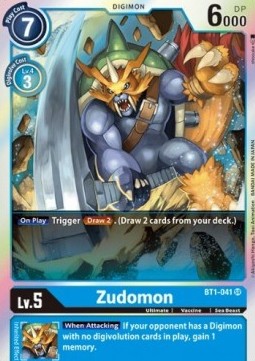 Zudomon (BT1-041) - Release Special Booster v1.0 (Super Rare) [SR1.0-BT1-041]