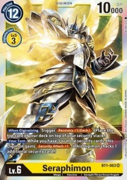 Seraphimon (BT1-063) - Release Special Booster v1.0 (Super Rare) [SR1.0-BT1-063]