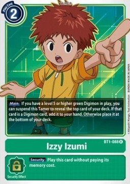 Izzy Izumi (BT1-088) - Release Special Booster v1.0 (Rare) [SR1.0-BT1-088]