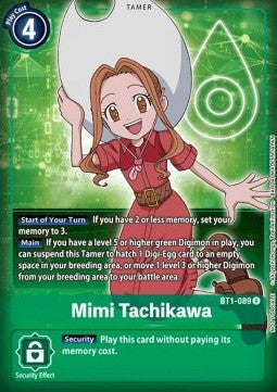 Mimi Tachikawa (BT1-089) - Promos: Release Special Booster v1.0 (Alternative Art) [SR1.0P-BT1-089]