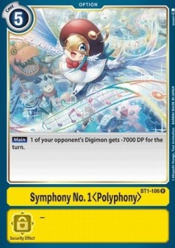 Symphony No.1 <Polyphony> (BT1-106) - Release Special Booster v1.0 (Rare) [SR1.0-BT1-106]
