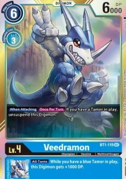 Veedramon (BT1-115) (V.1) - Release Special Booster v1.0 (Secret Rare) [SR1.0-BT1-115]