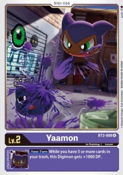 Yaamon (BT2-008) - Release Special Booster v1.0 (Rare) [SR1.0-BT2-008]