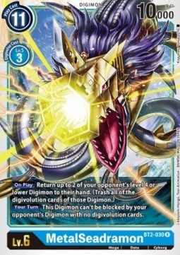 MetalSeadramon (BT2-030) - Release Special Booster v1.0 (Rare) [SR1.0-BT2-030]