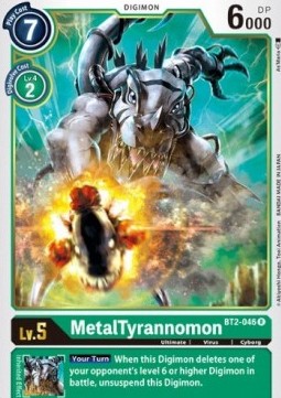 MetalTyrannomon (BT2-046) - Release Special Booster v1.0 (Rare) [SR1.0-BT2-046]