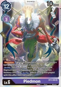 Piedmon (BT2-080) (V.1) - Release Special Booster v1.0 (Super Rare) [SR1.0-BT2-080]