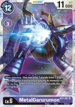 MetalGarurumon (BT2-081) (V.1) - Release Special Booster v1.0 (Super Rare) [SR1.0-BT2-081]