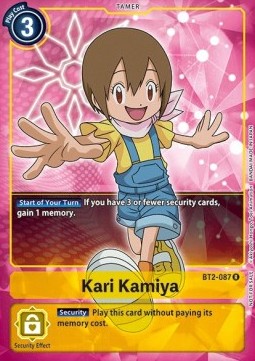 Kari Kamiya (BT2-087) - Promos: Release Special Booster v1.0 (Alternative Art) [SR1.0P-BT2-087]