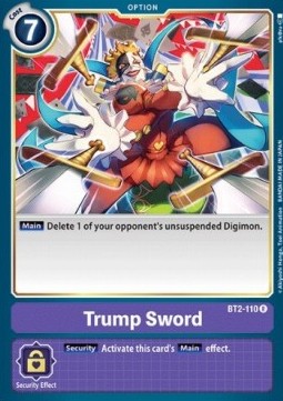 Trump Sword (BT2-110) - Release Special Booster v1.0 (Rare) [SR1.0-BT2-110]