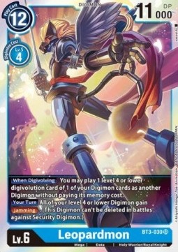 Leopardmon (BT3-030) (V.1) - Release Special Booster v1.0 (Super Rare) [SR1.0-BT3-030]
