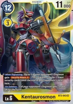Kentaurosmon (BT3-043) (V.1) - Release Special Booster v1.0 (Super Rare) [SR1.0-BT3-043]