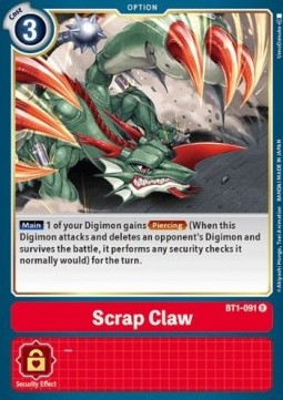 Scrap Claw (BT1-091) - Release Special Booster v1.5 (Rare) [SR1.5-BT1-091]