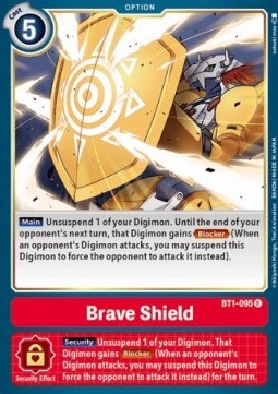 Brave Shield (BT1-095) - Release Special Booster v1.5 (Rare) [SR1.5-BT1-095]