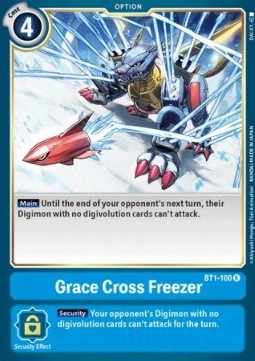 Grace Cross Freezer (BT1-100) - Release Special Booster v1.5 (Rare) [SR1.5-BT1-100]