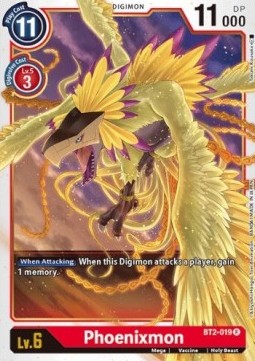 Phoenixmon (BT2-019) - Release Special Booster v1.5 (Rare) [SR1.5-BT2-019]